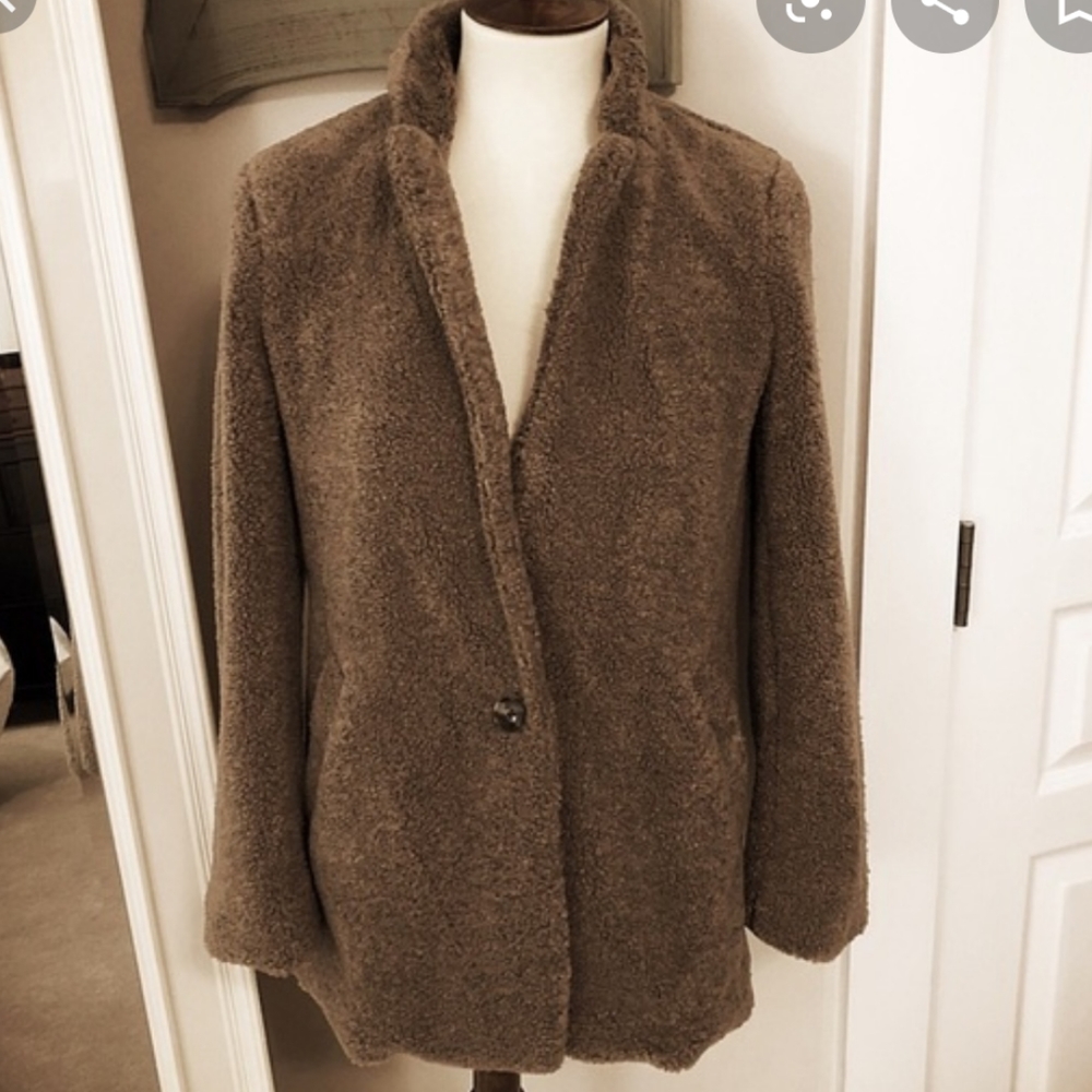 Banana Republic teddy coat
